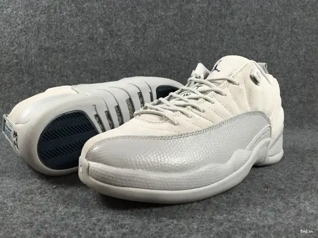 Bmlin Shoes 12 Jordan Suede 308317-002 Grey Air Low 0620